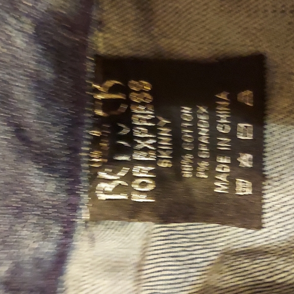 REROCK EXPRESS  SKINNY  JEANS   DARK BLUE DENIM  SZ.4 - Picture 4 of 8